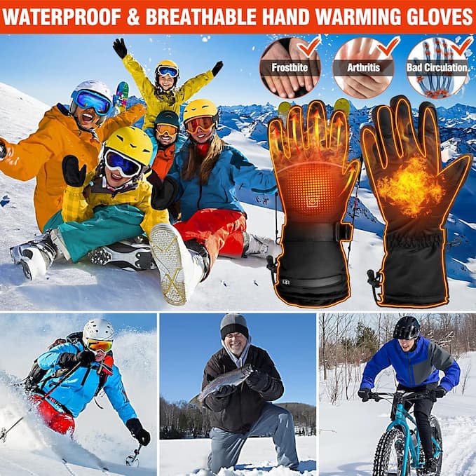 Heated-Gloves-for-Men-Women-Eschen-4 دستکش گرمکن موتورسواری Eschen