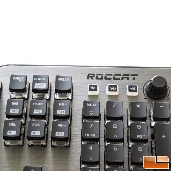 Roccat-Vulcan-100-AIMO-Gaming-Keyboard-Review-8 نمای نزدیک کلیدهای کیبورد گیمینگ Roccat مدل Vulcan 100 AIMO